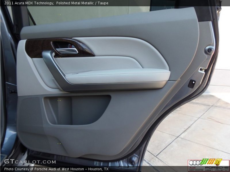 Polished Metal Metallic / Taupe 2011 Acura MDX Technology