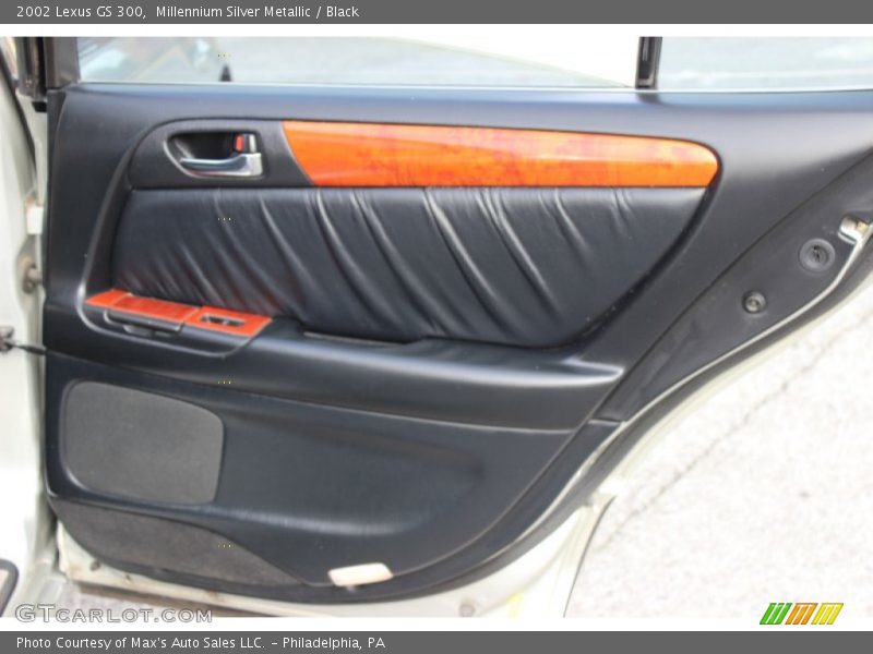 Millennium Silver Metallic / Black 2002 Lexus GS 300