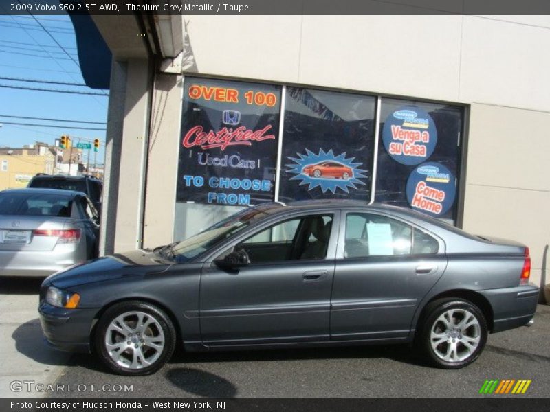 Titanium Grey Metallic / Taupe 2009 Volvo S60 2.5T AWD