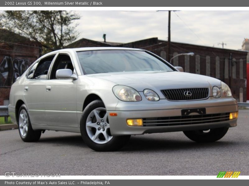 Millennium Silver Metallic / Black 2002 Lexus GS 300
