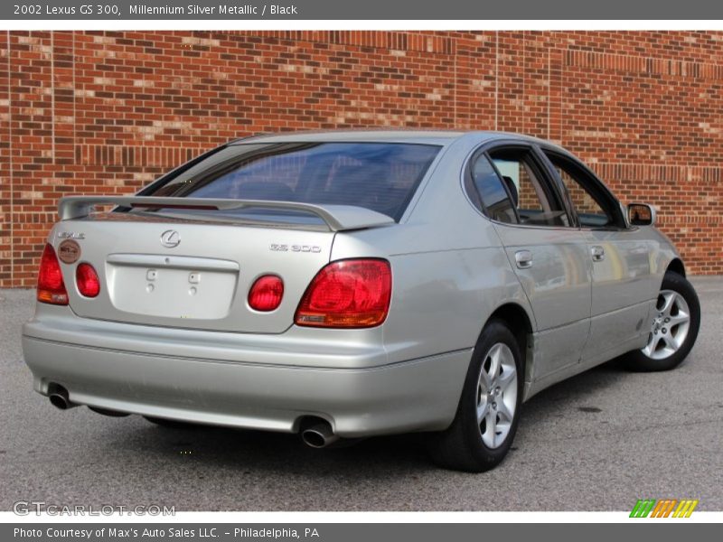 Millennium Silver Metallic / Black 2002 Lexus GS 300