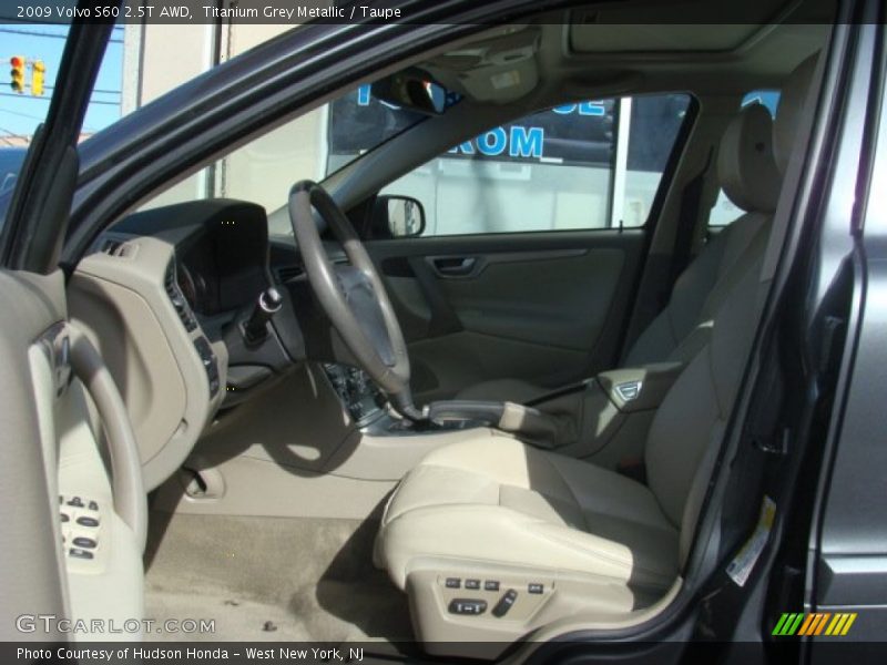 Titanium Grey Metallic / Taupe 2009 Volvo S60 2.5T AWD