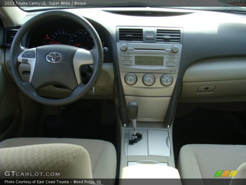Super White / Bisque 2011 Toyota Camry LE