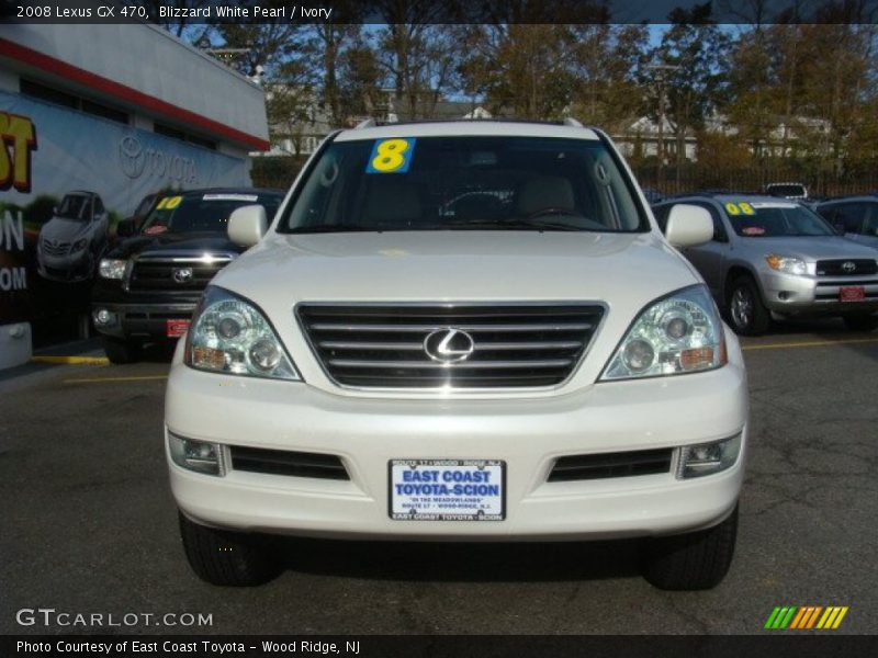 Blizzard White Pearl / Ivory 2008 Lexus GX 470