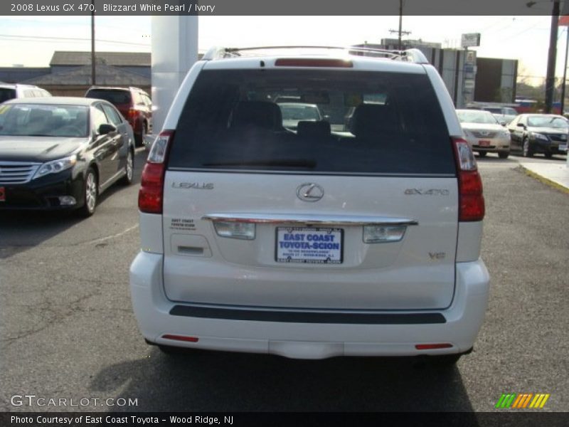 Blizzard White Pearl / Ivory 2008 Lexus GX 470