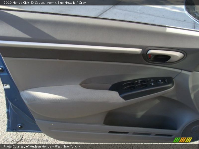 Atomic Blue Metallic / Gray 2010 Honda Civic EX Sedan