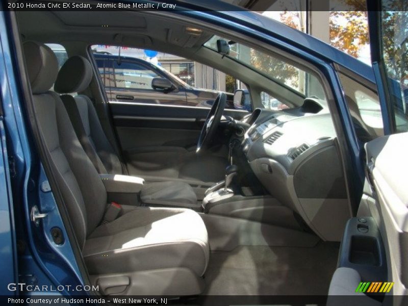 Atomic Blue Metallic / Gray 2010 Honda Civic EX Sedan