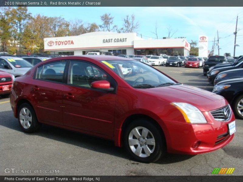 Red Brick Metallic / Charcoal 2010 Nissan Sentra 2.0