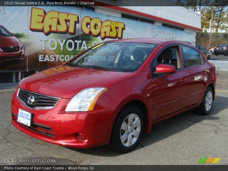 Red Brick Metallic / Charcoal 2010 Nissan Sentra 2.0