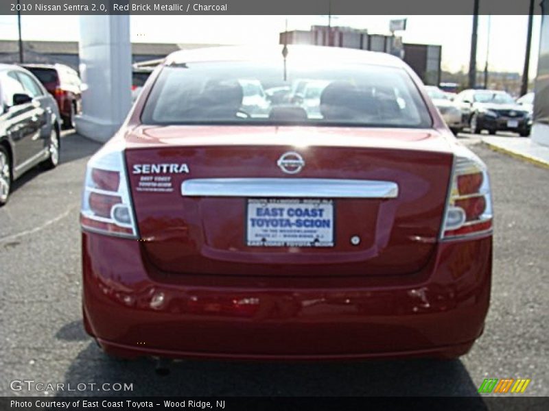 Red Brick Metallic / Charcoal 2010 Nissan Sentra 2.0