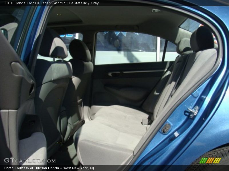 Atomic Blue Metallic / Gray 2010 Honda Civic EX Sedan