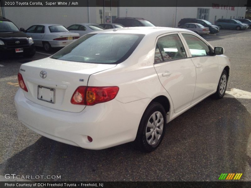 Super White / Ash 2010 Toyota Corolla