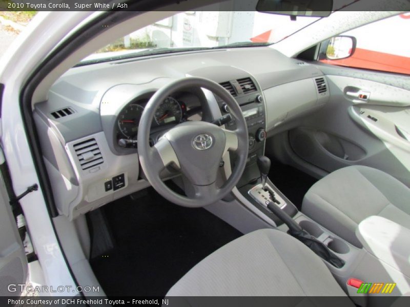 Super White / Ash 2010 Toyota Corolla