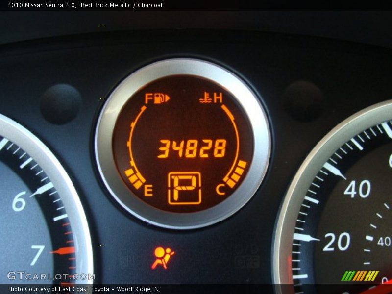 Red Brick Metallic / Charcoal 2010 Nissan Sentra 2.0