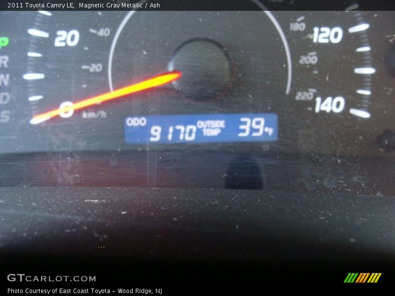 Magnetic Gray Metallic / Ash 2011 Toyota Camry LE