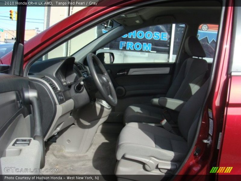 Tango Red Pearl / Gray 2010 Honda CR-V LX AWD