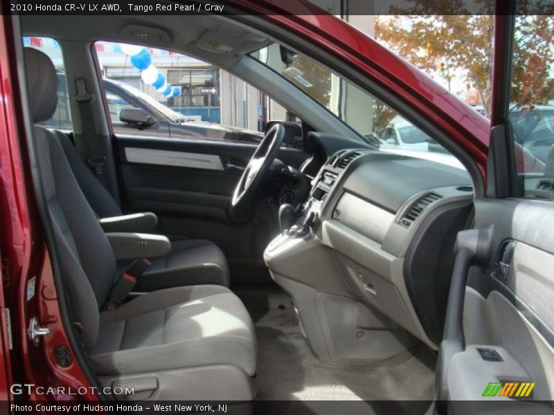 Tango Red Pearl / Gray 2010 Honda CR-V LX AWD