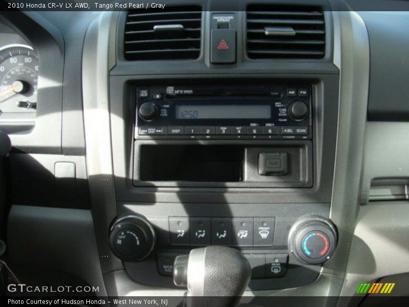 Tango Red Pearl / Gray 2010 Honda CR-V LX AWD