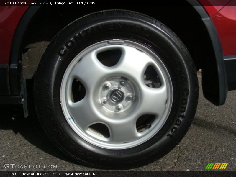 Tango Red Pearl / Gray 2010 Honda CR-V LX AWD