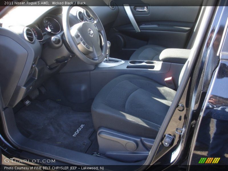 Wicked Black / Black 2011 Nissan Rogue S AWD