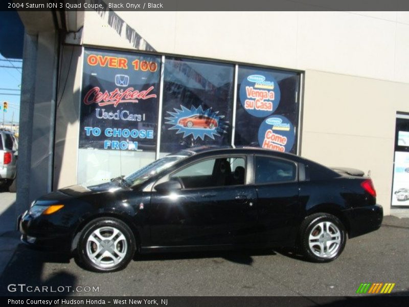 Black Onyx / Black 2004 Saturn ION 3 Quad Coupe