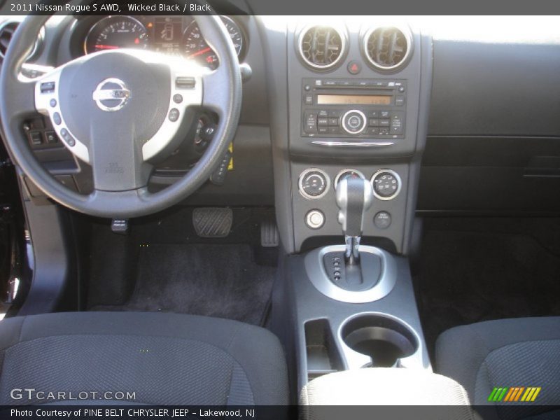 Wicked Black / Black 2011 Nissan Rogue S AWD