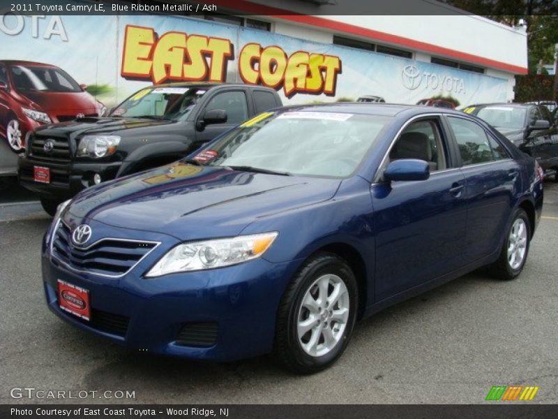 Blue Ribbon Metallic / Ash 2011 Toyota Camry LE
