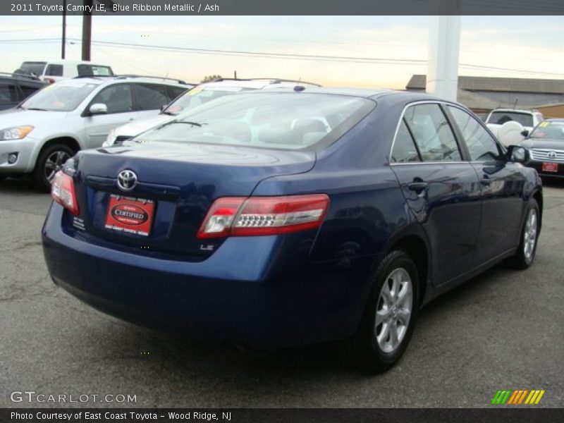 Blue Ribbon Metallic / Ash 2011 Toyota Camry LE
