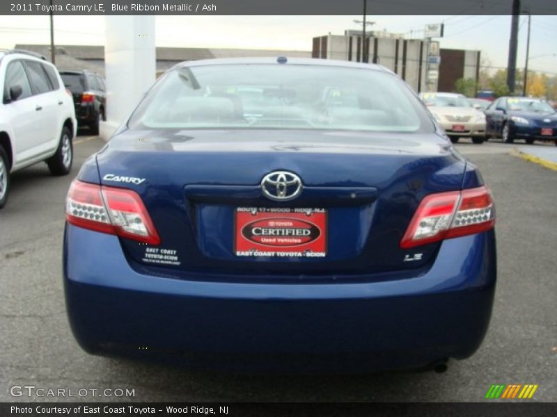 Blue Ribbon Metallic / Ash 2011 Toyota Camry LE
