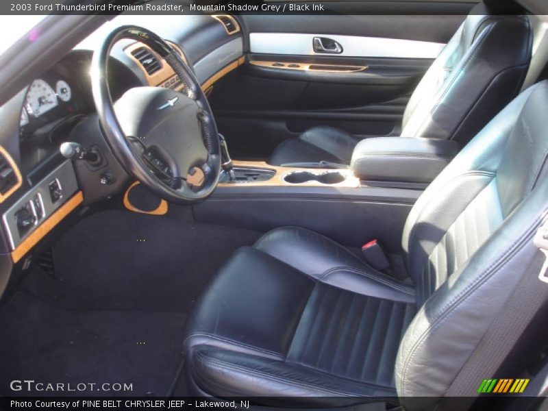  2003 Thunderbird Premium Roadster Black Ink Interior