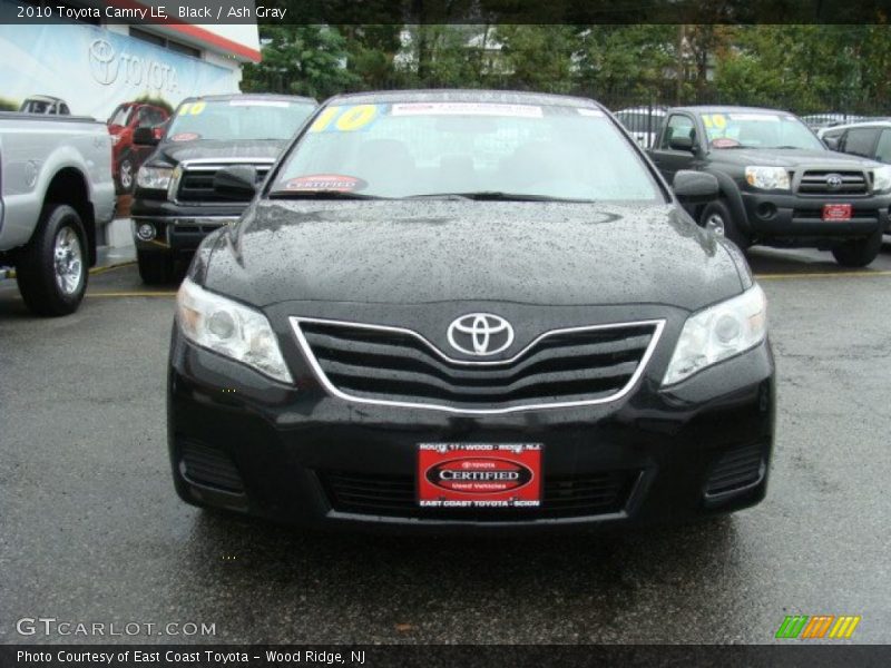 Black / Ash Gray 2010 Toyota Camry LE