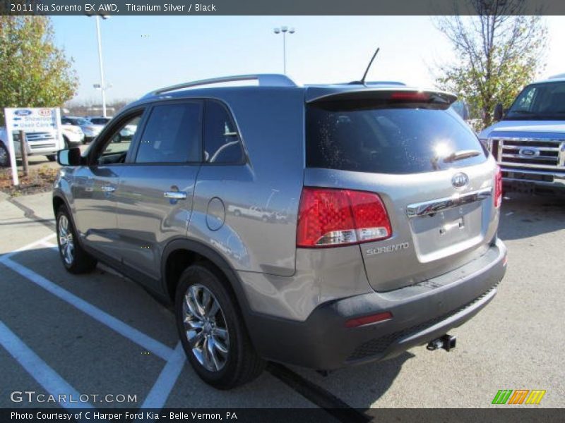 Titanium Silver / Black 2011 Kia Sorento EX AWD
