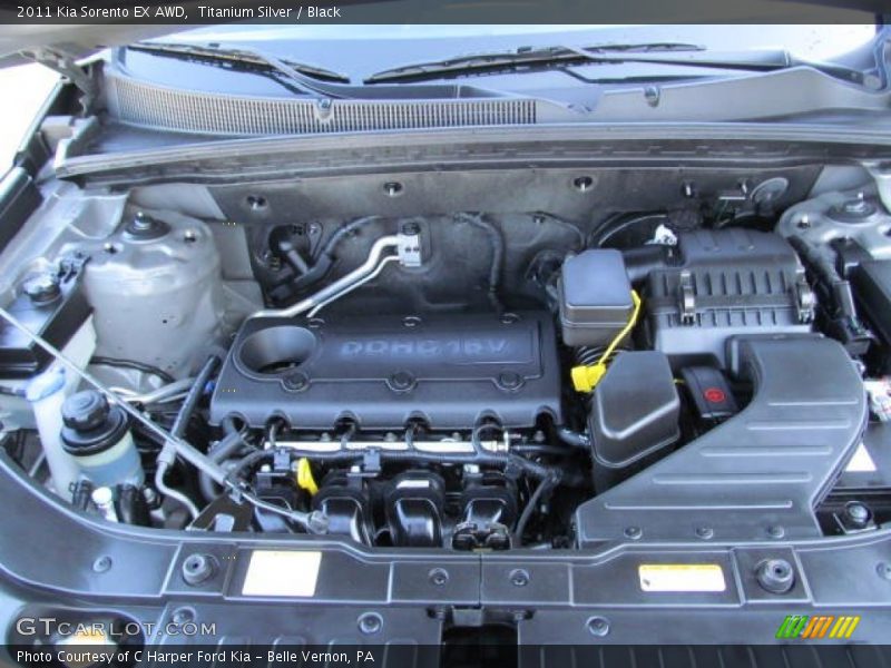 Titanium Silver / Black 2011 Kia Sorento EX AWD