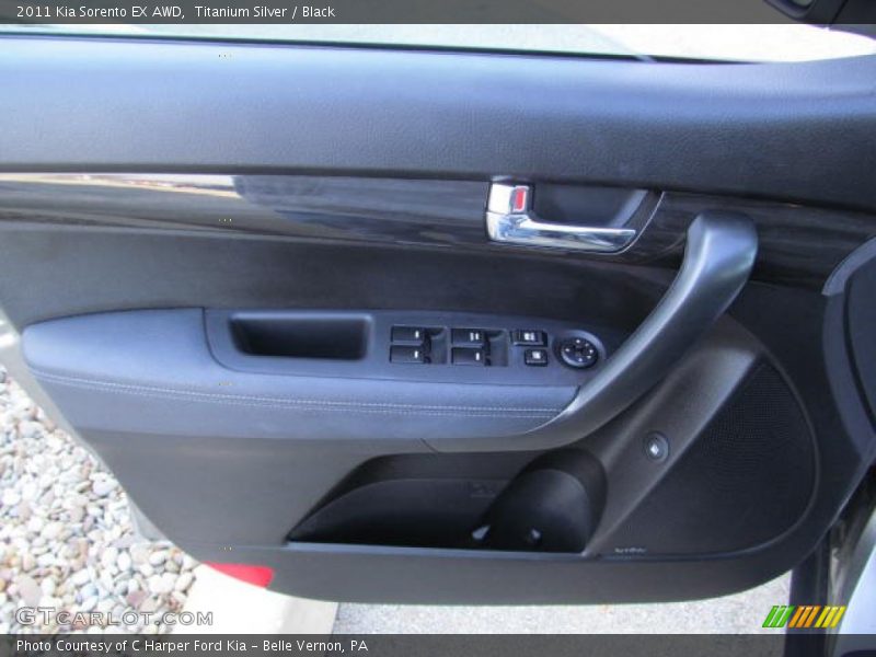 Titanium Silver / Black 2011 Kia Sorento EX AWD