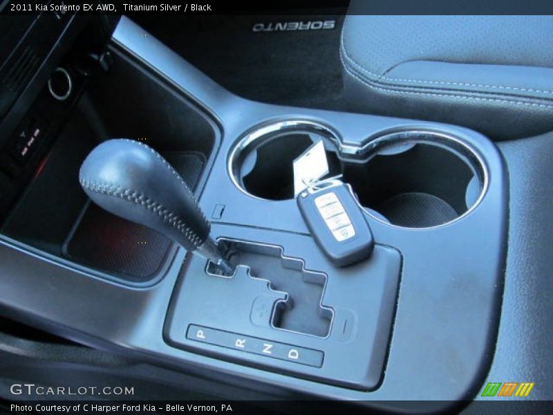 Titanium Silver / Black 2011 Kia Sorento EX AWD