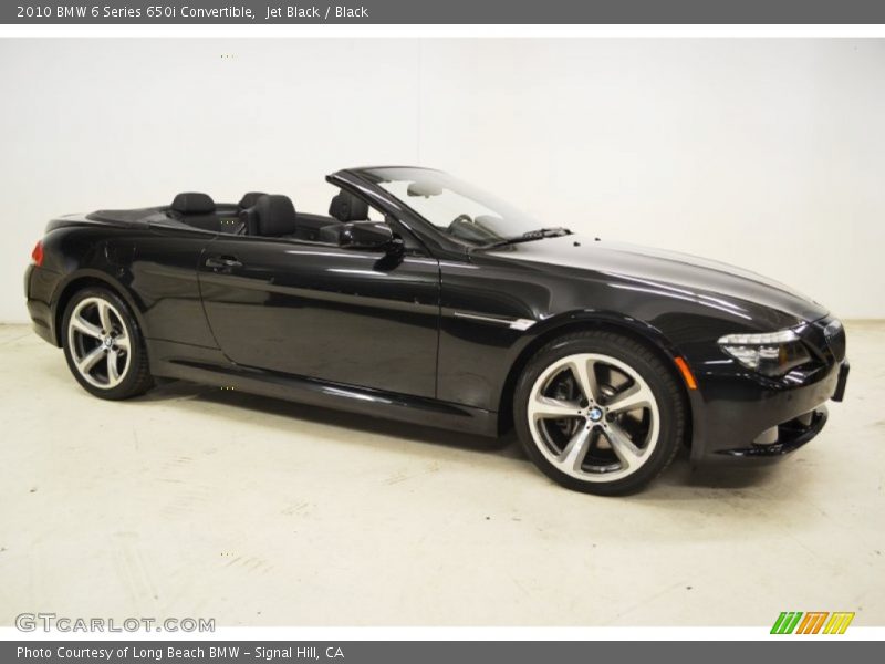  2010 6 Series 650i Convertible Jet Black