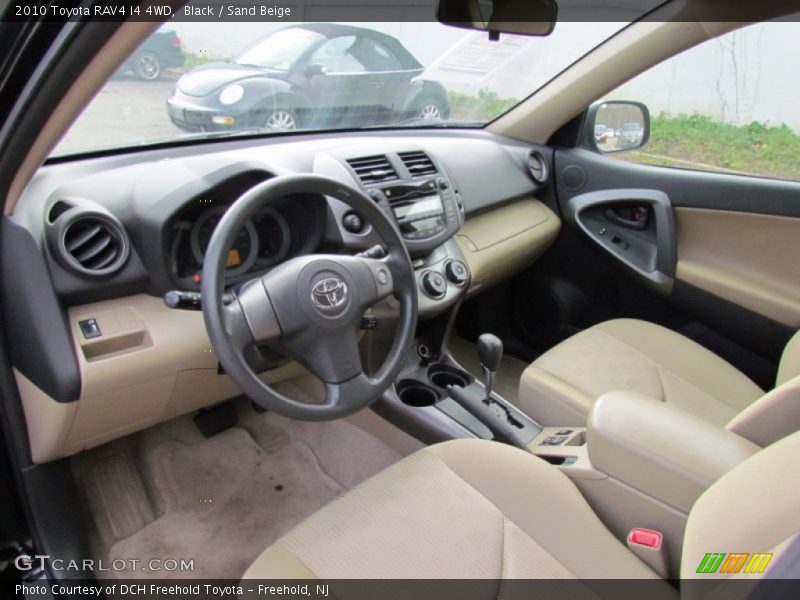 Black / Sand Beige 2010 Toyota RAV4 I4 4WD