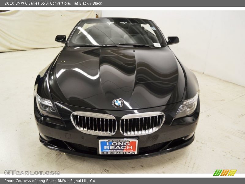 Jet Black / Black 2010 BMW 6 Series 650i Convertible