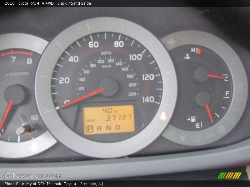 Black / Sand Beige 2010 Toyota RAV4 I4 4WD