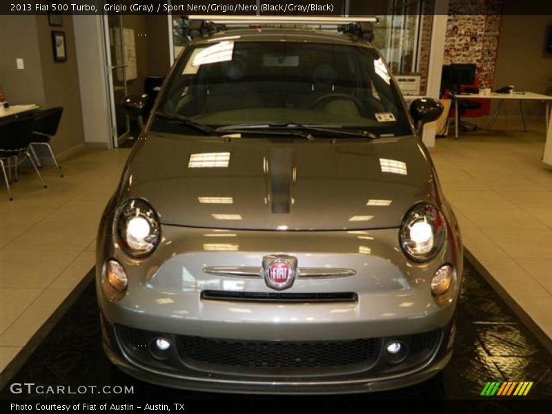 Grigio (Gray) / Sport Nero/Grigio/Nero (Black/Gray/Black) 2013 Fiat 500 Turbo