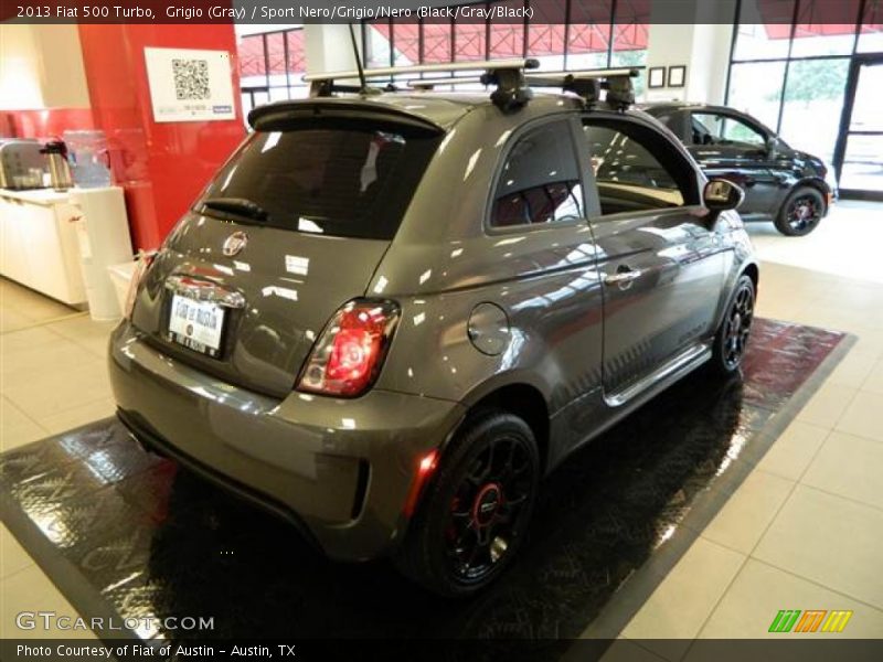 Grigio (Gray) / Sport Nero/Grigio/Nero (Black/Gray/Black) 2013 Fiat 500 Turbo