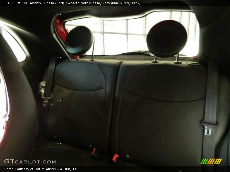 Rear Seat of 2013 500 Abarth