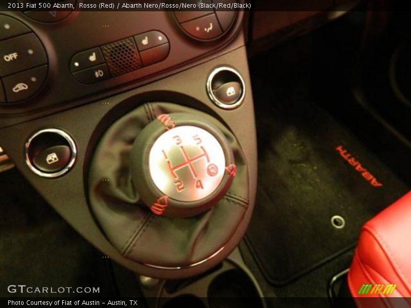  2013 500 Abarth 5 Speed Manual Shifter