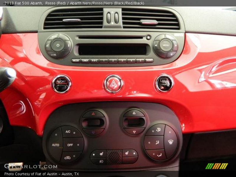 Controls of 2013 500 Abarth