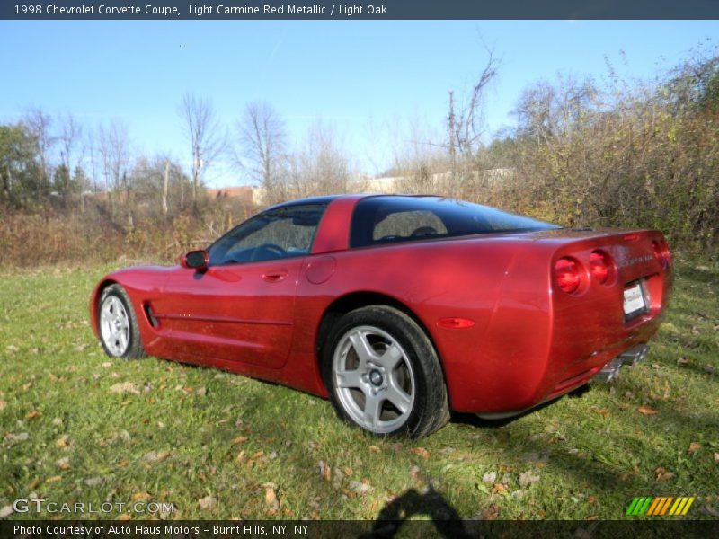 Light Carmine Red Metallic / Light Oak 1998 Chevrolet Corvette Coupe