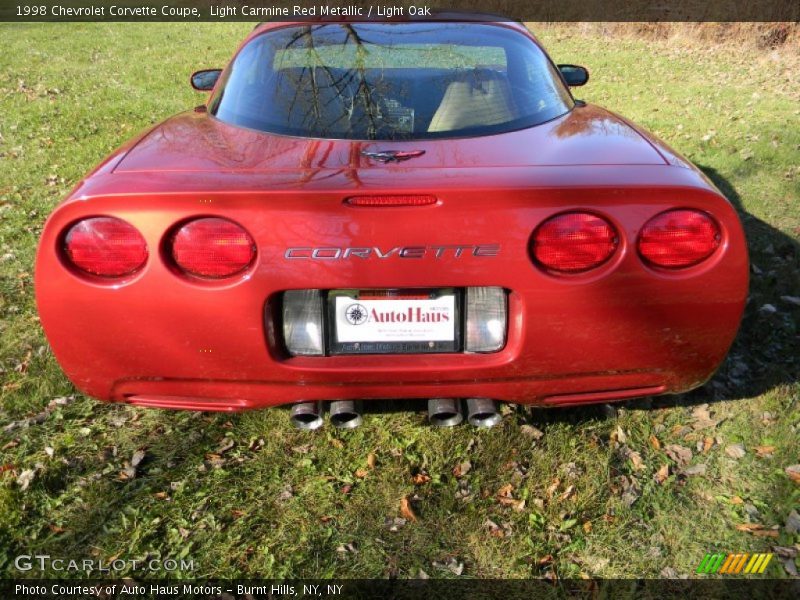 Light Carmine Red Metallic / Light Oak 1998 Chevrolet Corvette Coupe