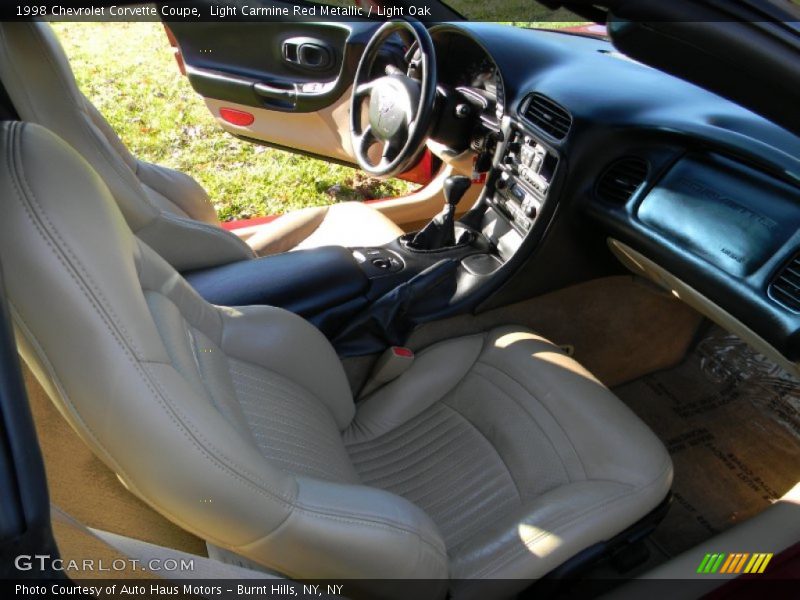 Light Carmine Red Metallic / Light Oak 1998 Chevrolet Corvette Coupe