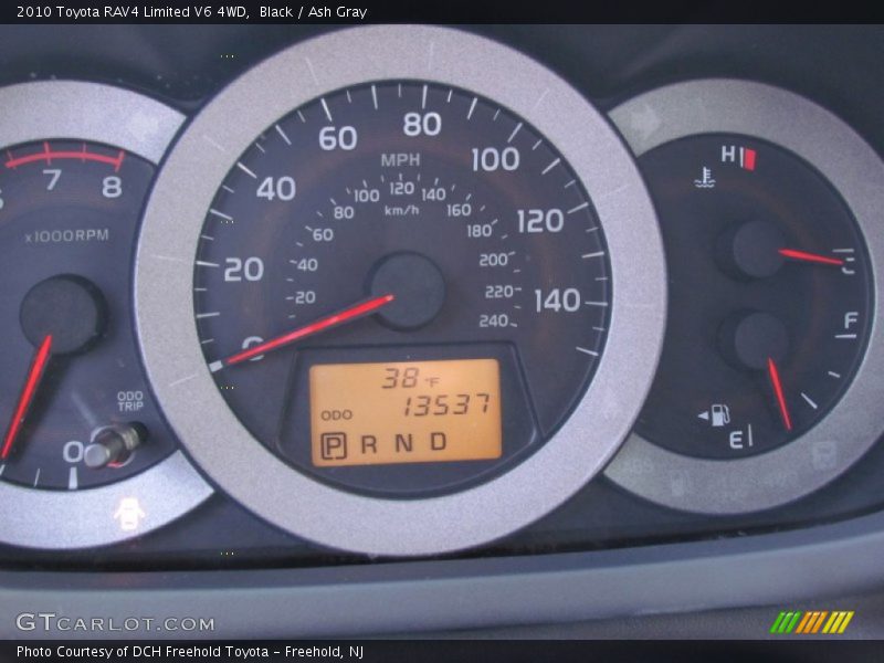 Black / Ash Gray 2010 Toyota RAV4 Limited V6 4WD