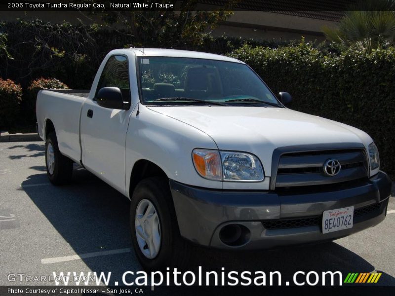 Natural White / Taupe 2006 Toyota Tundra Regular Cab