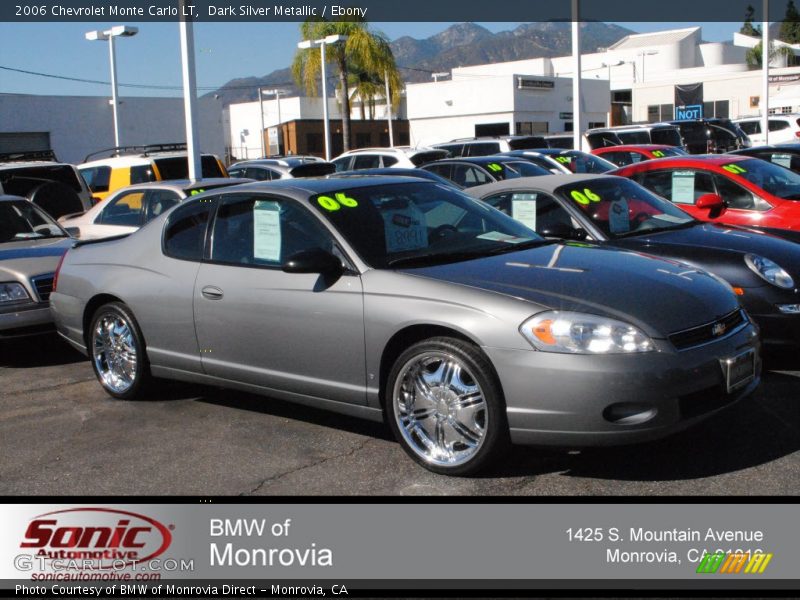 Dark Silver Metallic / Ebony 2006 Chevrolet Monte Carlo LT